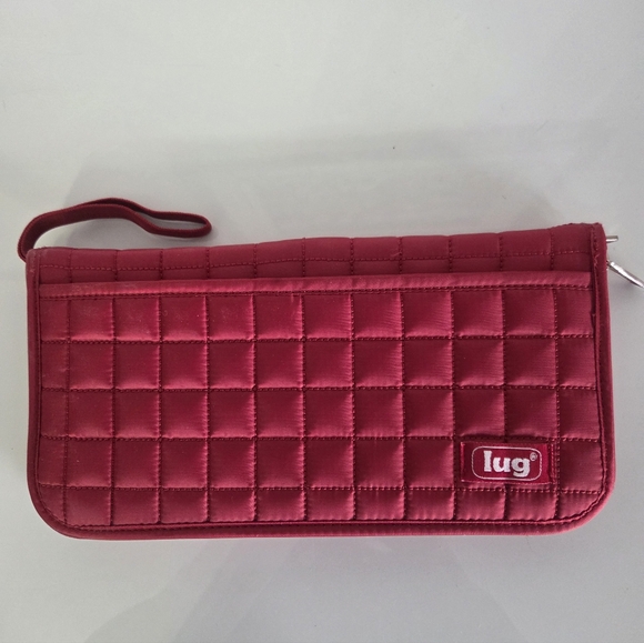 lug Quilted Tango Travel Wallet - Raspberry - Picture 1 of 5